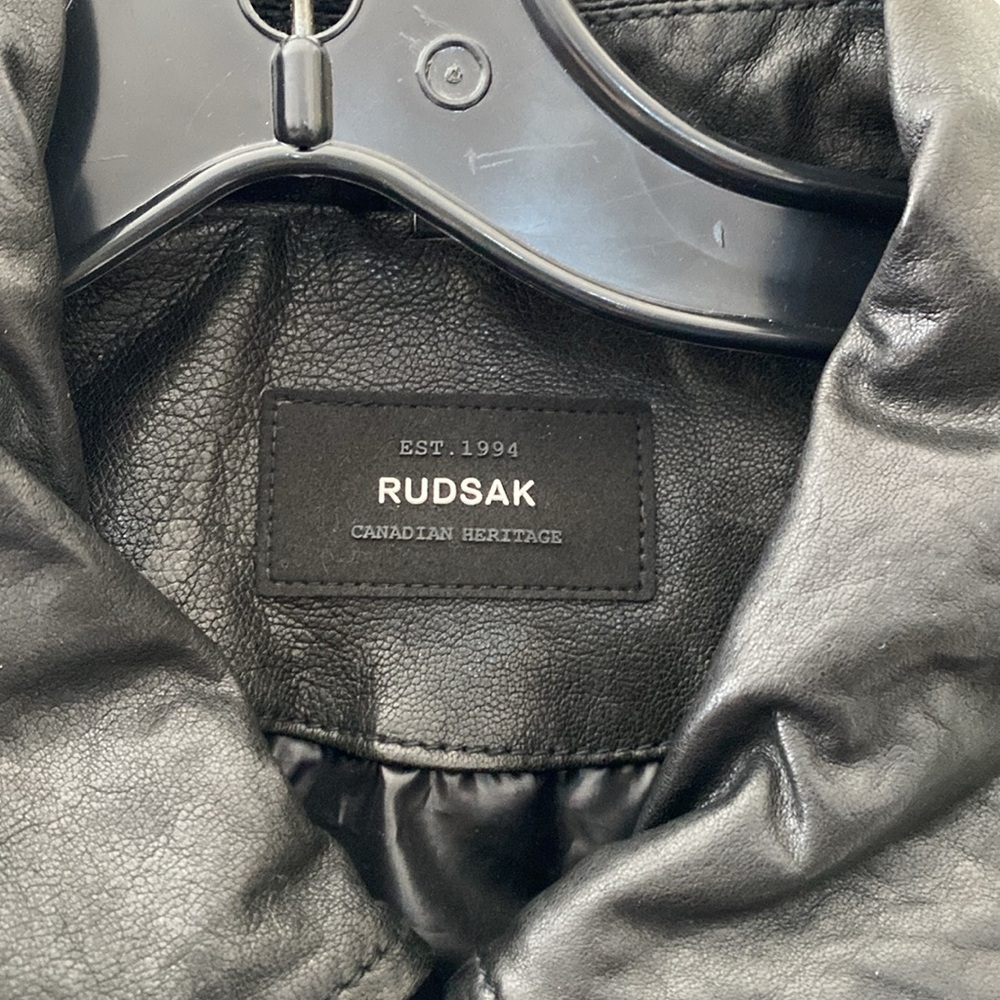 Rudsak men leather jacket XL - Picture 3 of 9